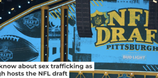 Events that draw large crowds can create opportunities traffickers may try to exploit. AP Photo/Gene J. Puskar